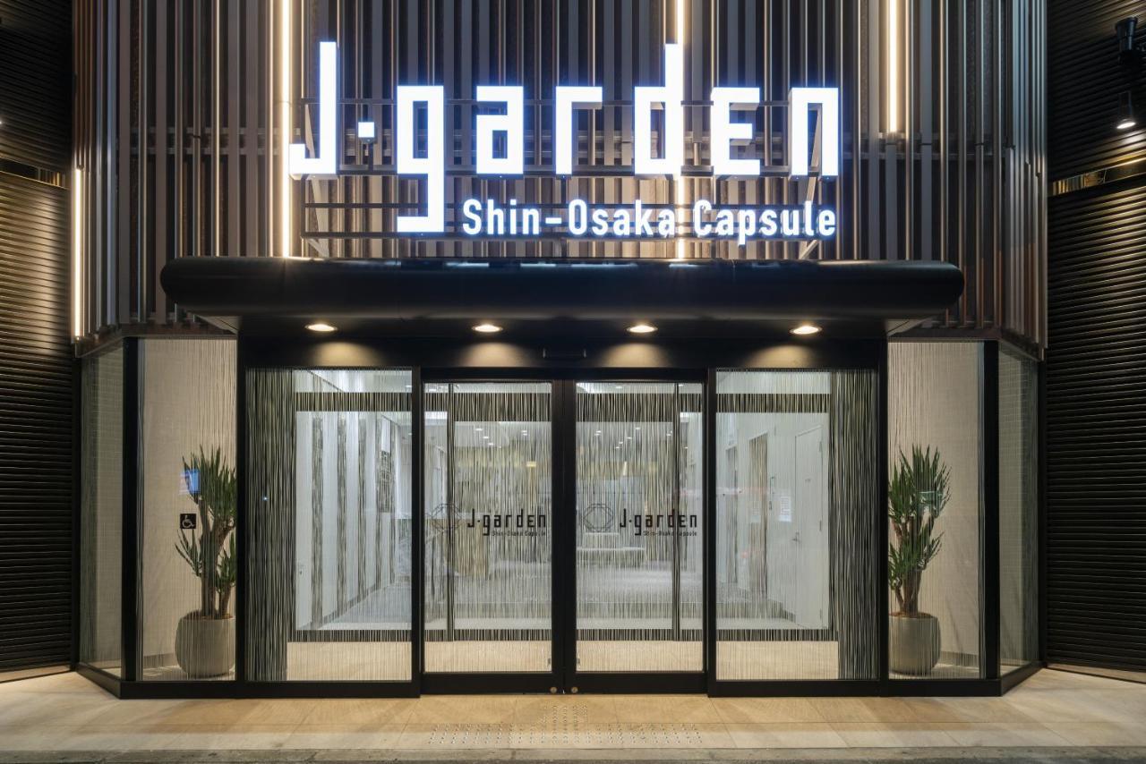 Capsule Hotel J Garden Shin-Osaka Exterior foto
